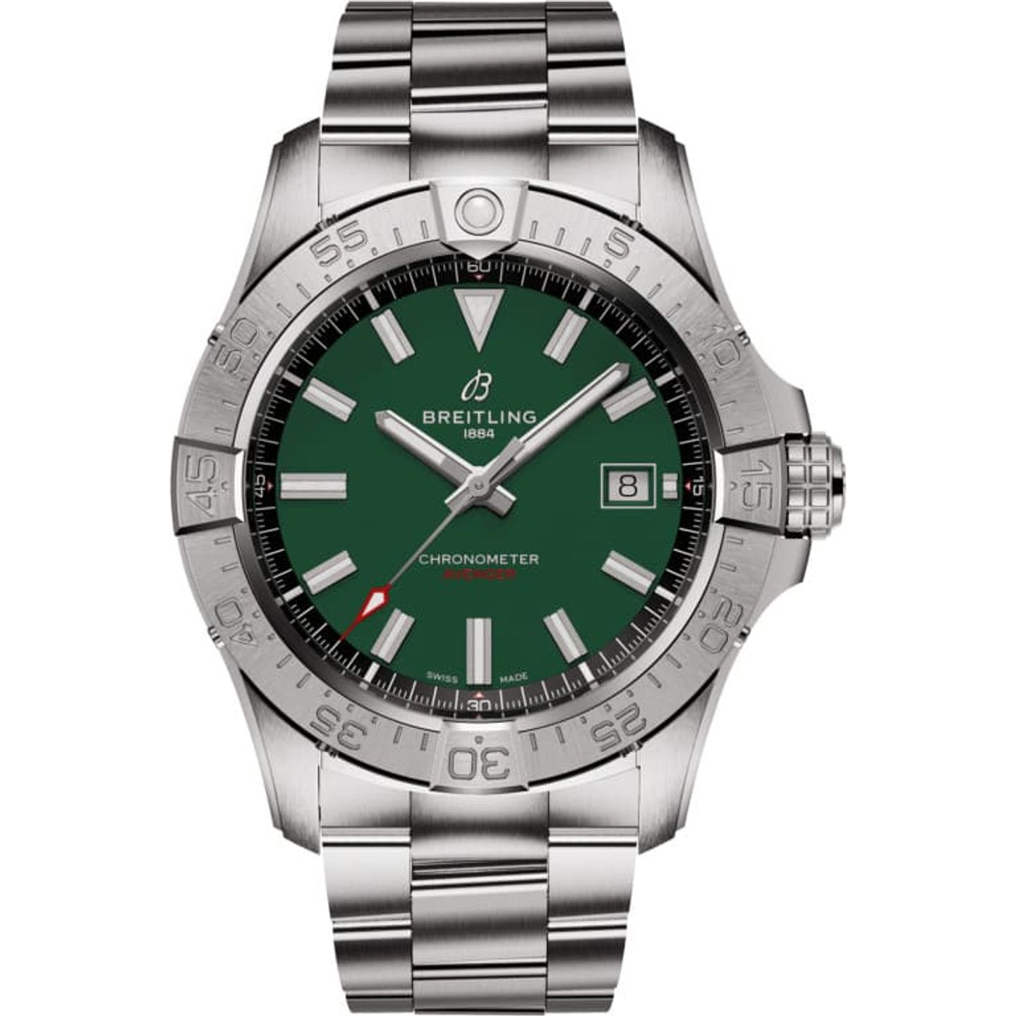 Breitling Avenger A17328101L1A1 (2025) - Groen wijzerplaat 42mm Staal (1/1)