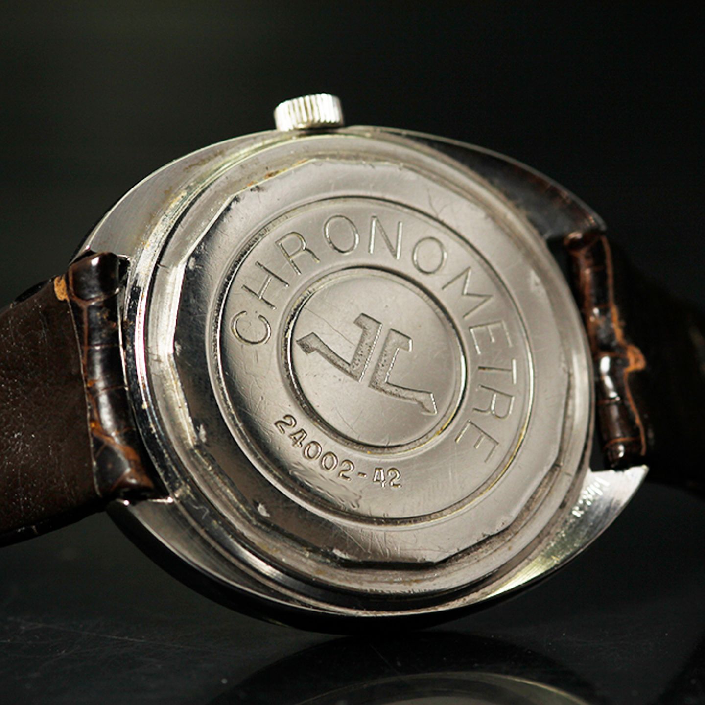 Jaeger-LeCoultre Chronometre 24002-42 (1970) - Wit wijzerplaat 38mm Staal (6/8)