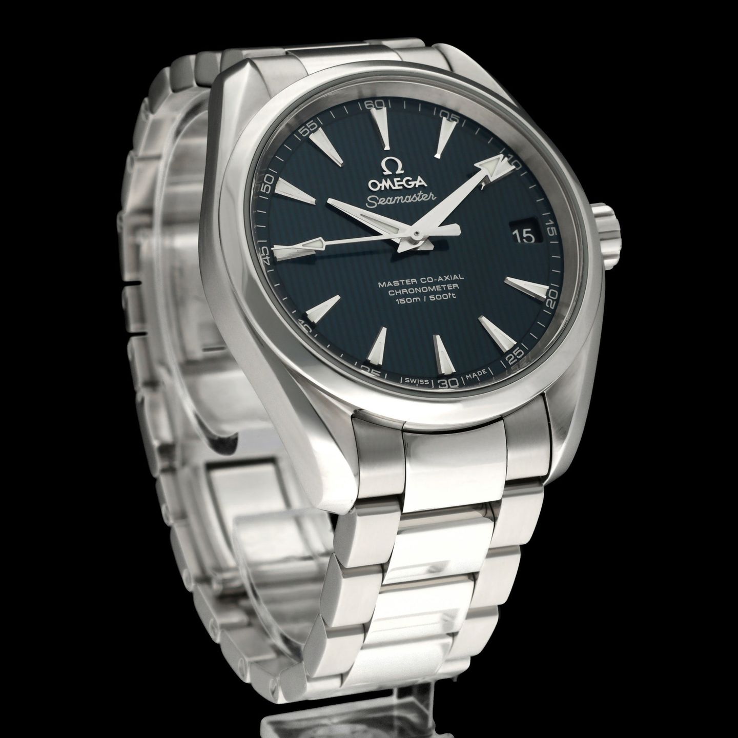 Omega Seamaster Aqua Terra 231.10.39.21.03.002 (2016) - Blue dial 39 mm Steel case (4/8)
