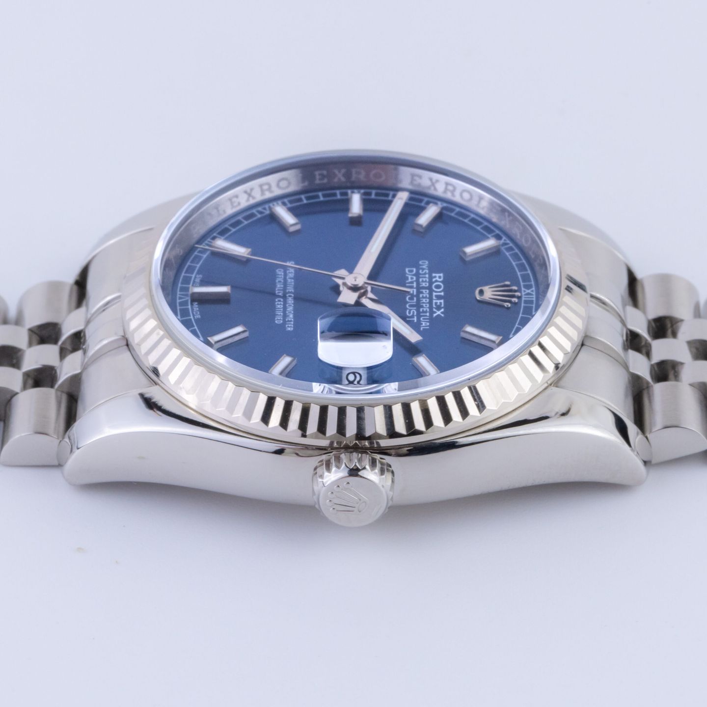 Rolex Datejust 36 116234 (2008) - Blue dial 36 mm Steel case (5/8)