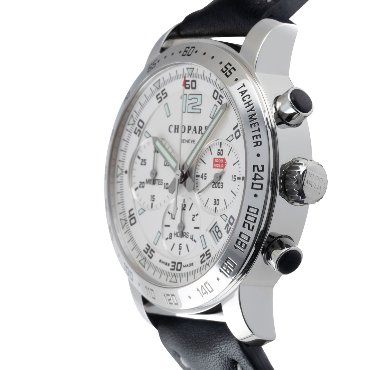 Chopard Mille Miglia 8932 (2003) - Wit wijzerplaat 40mm Staal (6/8)