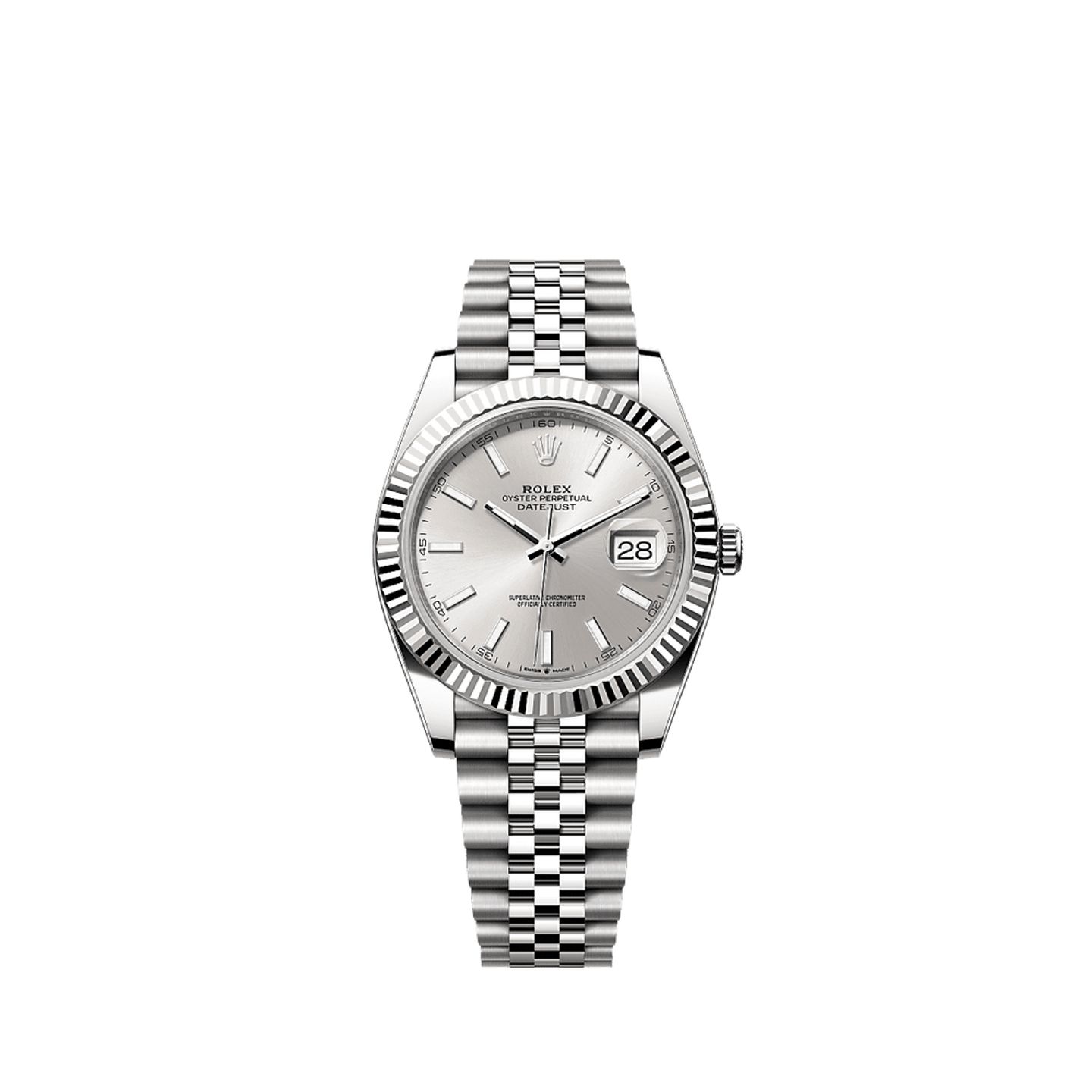 Rolex Datejust 41 126334 (2025) - Silver dial 41 mm Steel case (3/4)