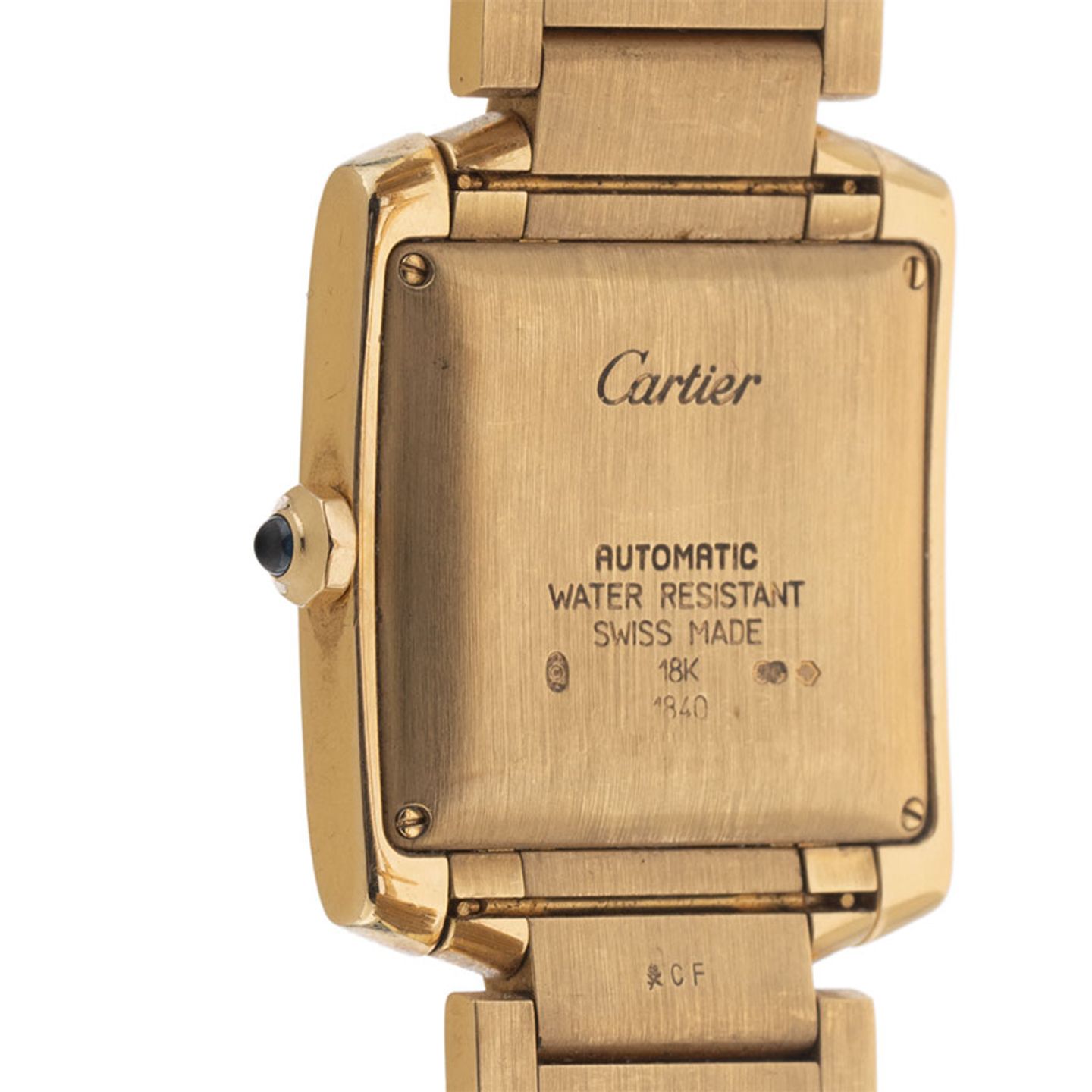 Cartier Tank Française 2302 (2009) - Silver dial 28 mm Steel case (6/8)