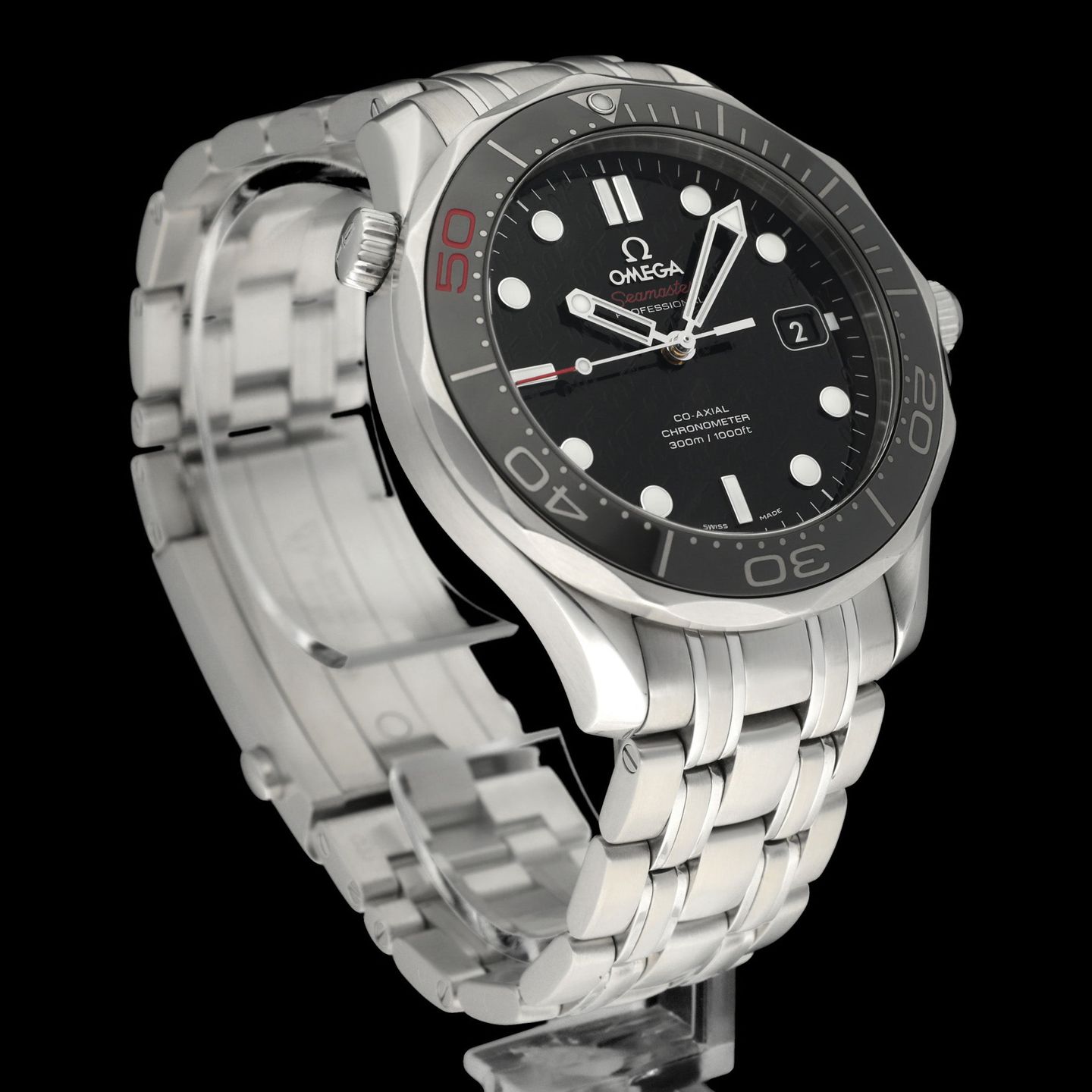 Omega Seamaster Diver 300 M 212.30.41.20.01.005 (2012) - Black dial 41 mm Steel case (6/8)