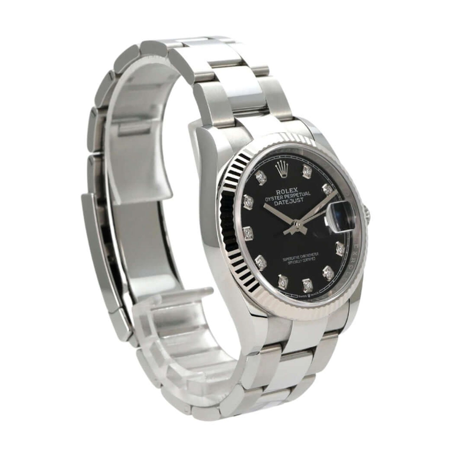 Rolex Datejust 36 126234 (2023) - Zwart wijzerplaat 36mm Staal (4/8)