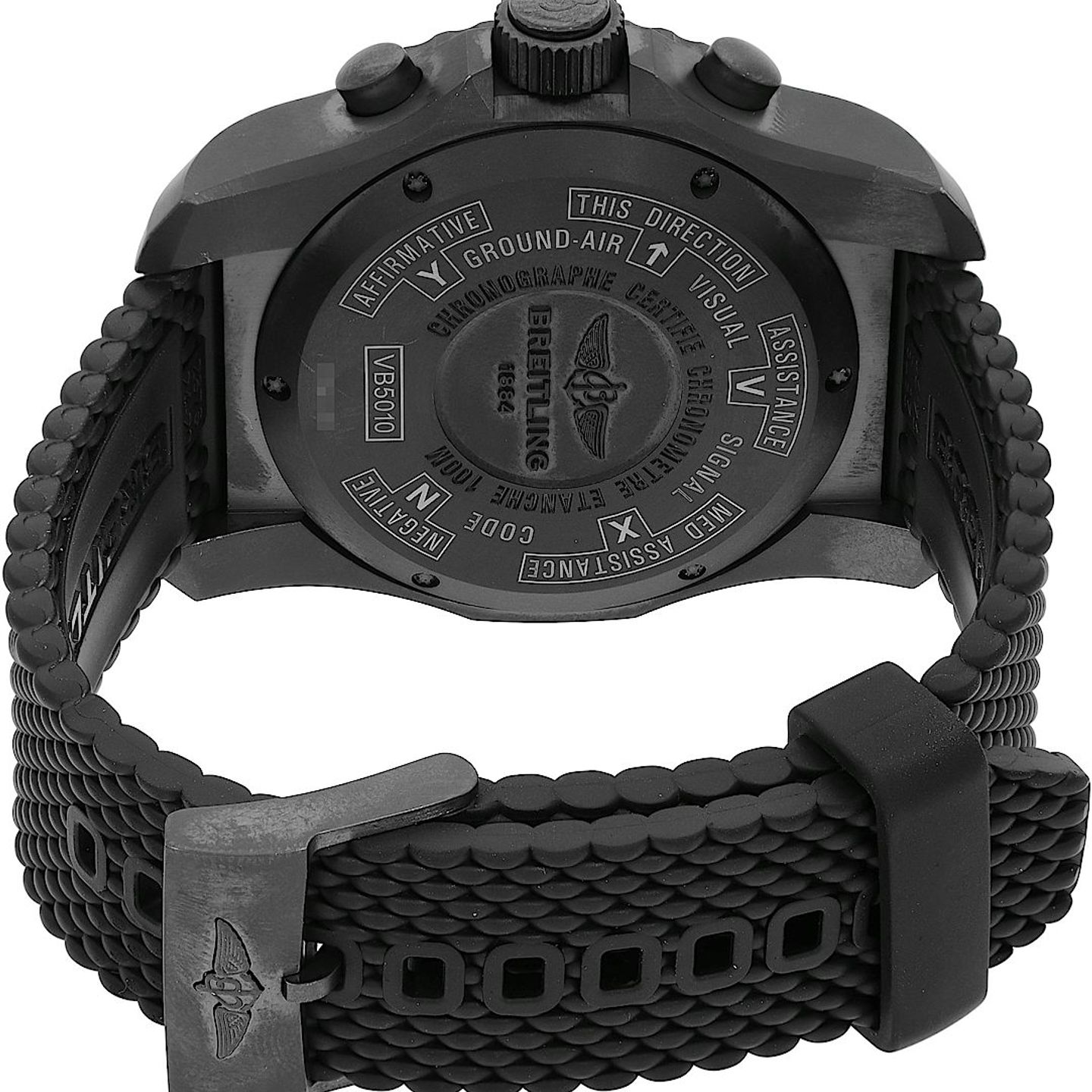 Breitling Cockpit B50 VB501022/BD41/176V (Unknown (random serial)) - Black dial 46 mm Titanium case (5/5)