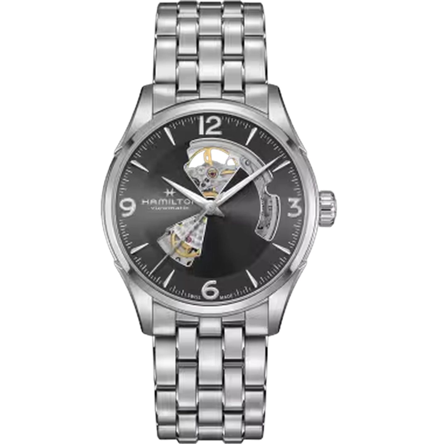 Hamilton Jazzmaster Open Heart H32705181 (2026) - Black dial 42 mm Steel case (1/1)