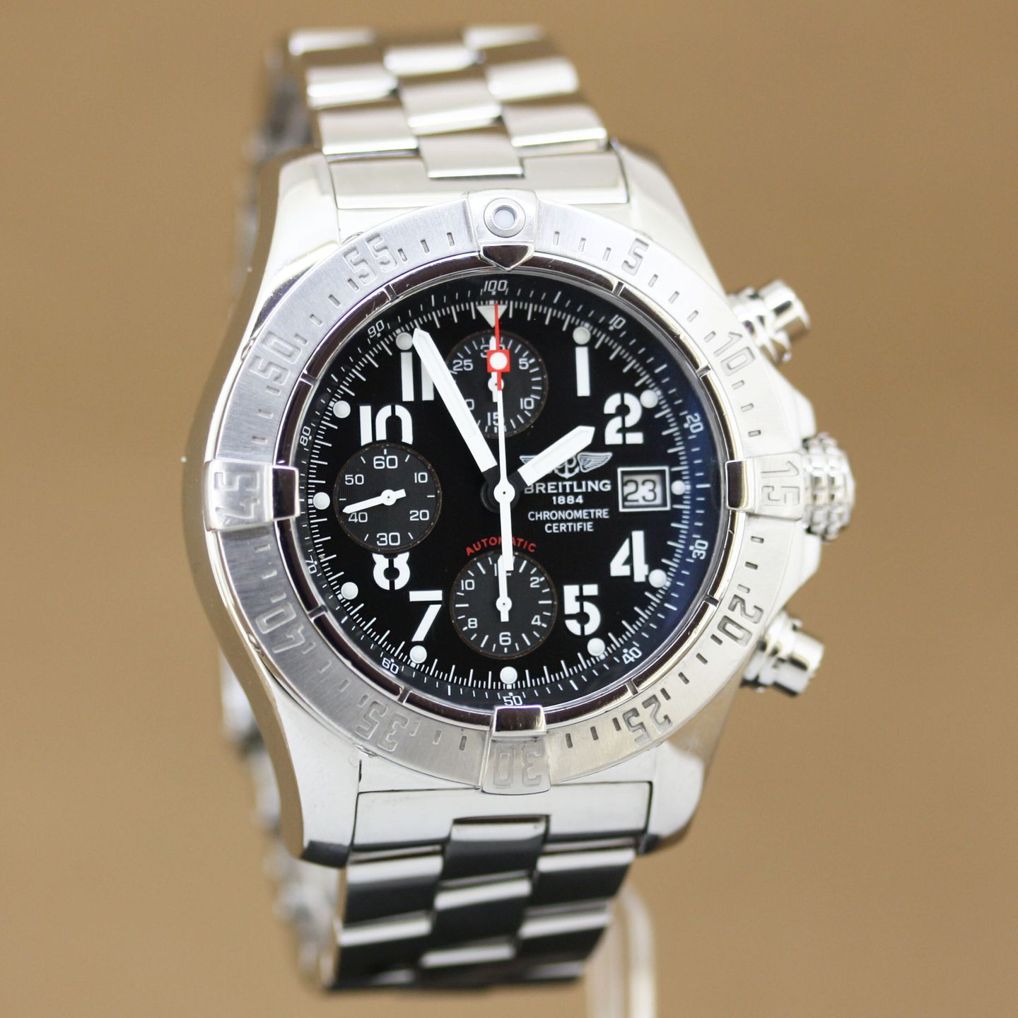 Breitling Avenger Skyland A13380 (2007) - 45 mm Steel case (3/8)