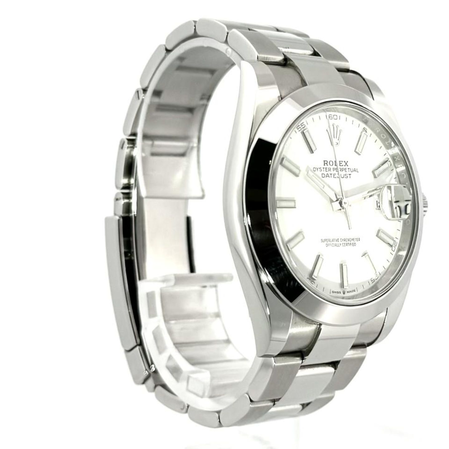 Rolex Datejust 41 126300 (2020) - White dial 41 mm Steel case (4/8)