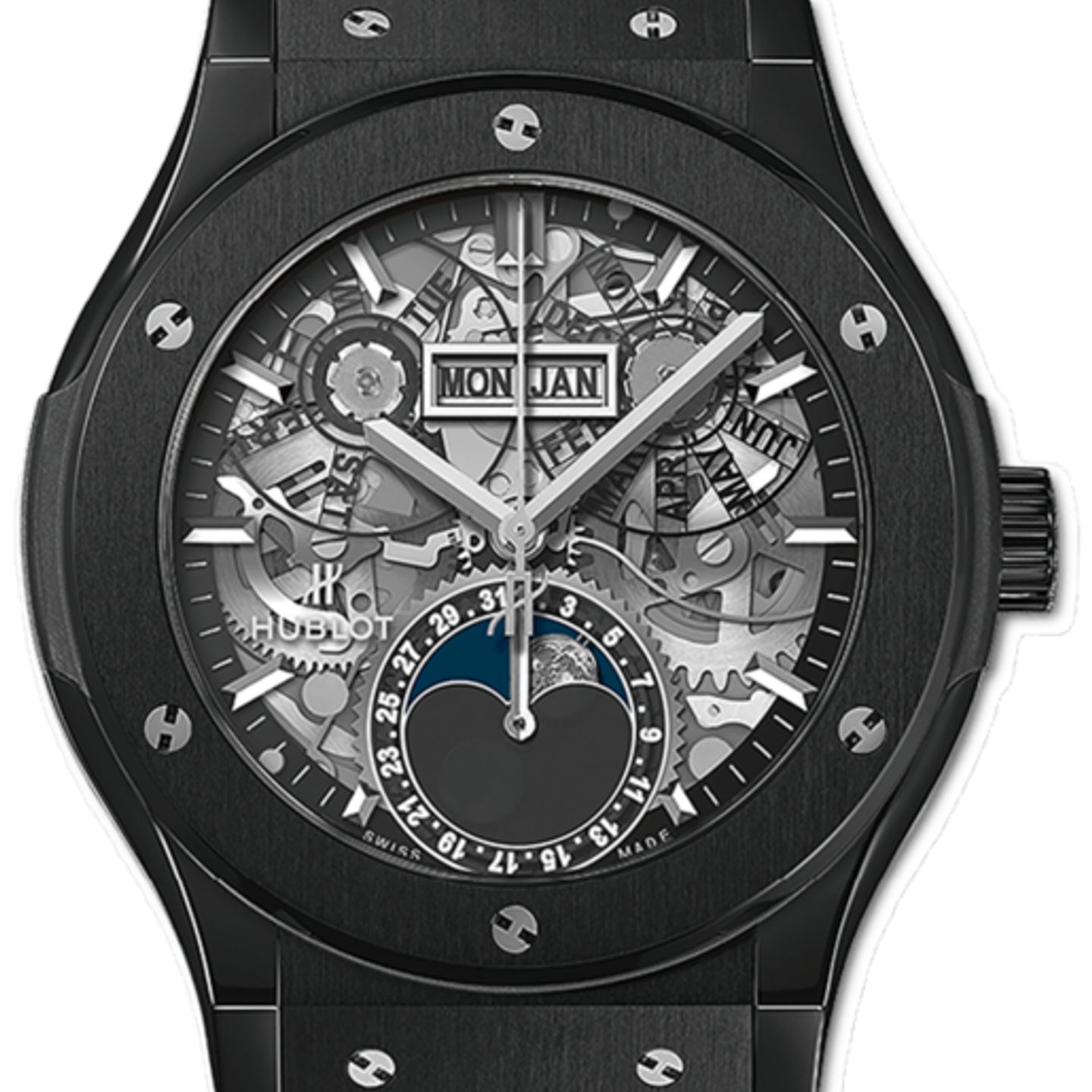 Hublot Classic Fusion Aerofusion 547.CX.0170.LR (2026) - Transparant wijzerplaat 42mm Keramiek (1/1)