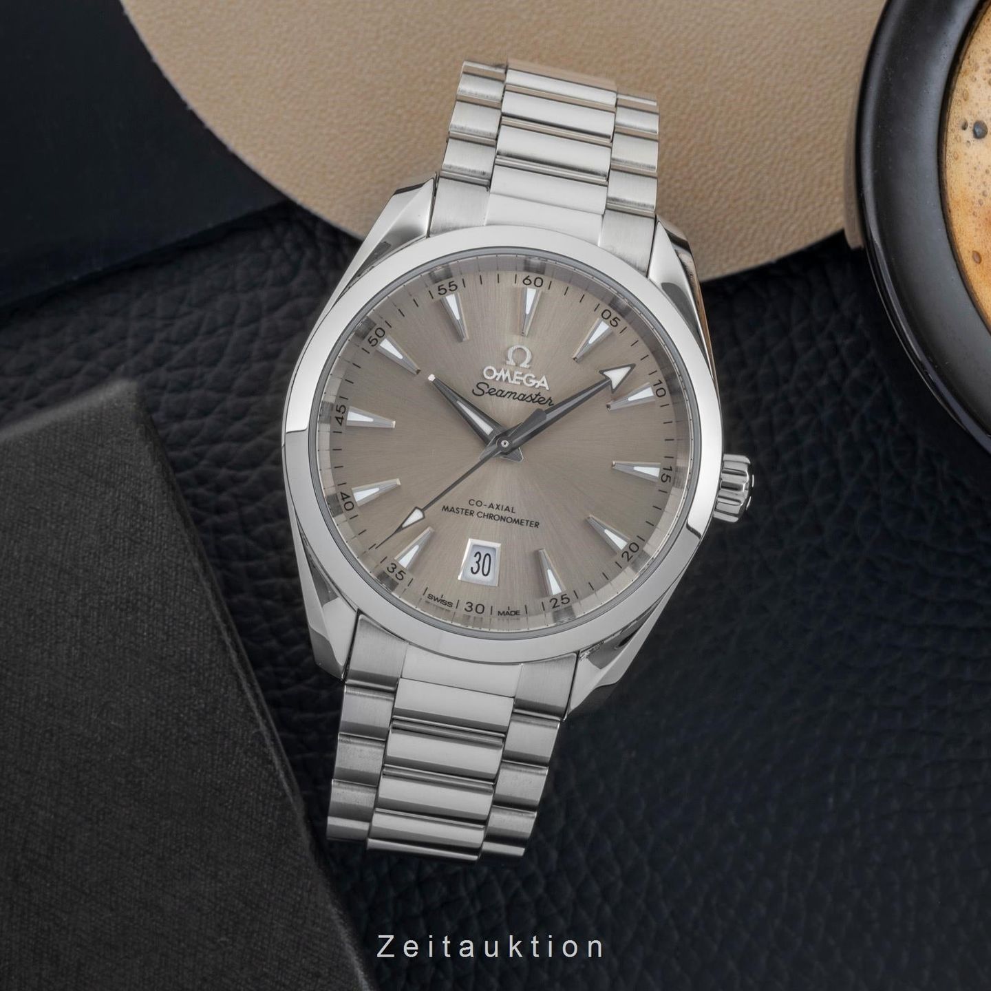 Omega Seamaster Aqua Terra 220.10.38.20.09.001 (Onbekend (willekeurig serienummer)) - Beige wijzerplaat 39mm Staal (3/8)