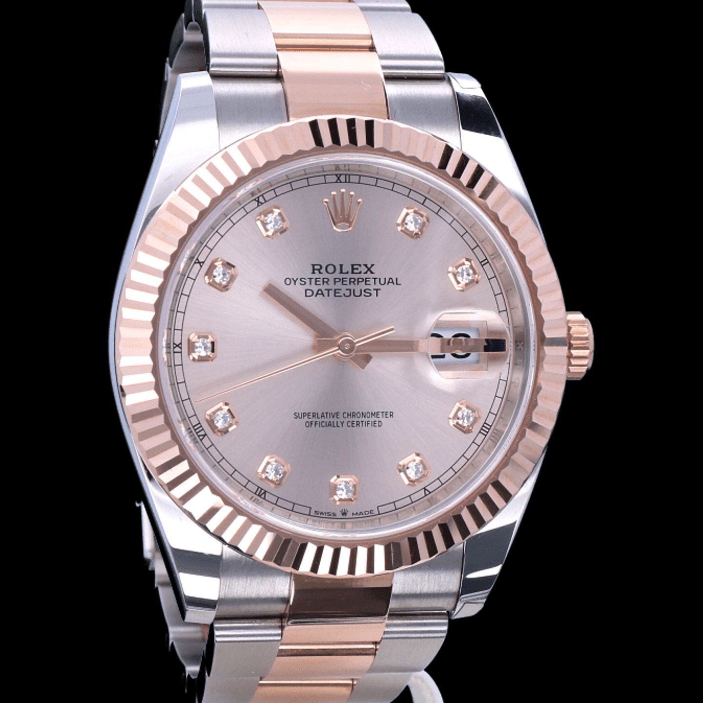 Rolex Datejust 41 126331 (2020) - Pink dial 41 mm Steel case (7/8)