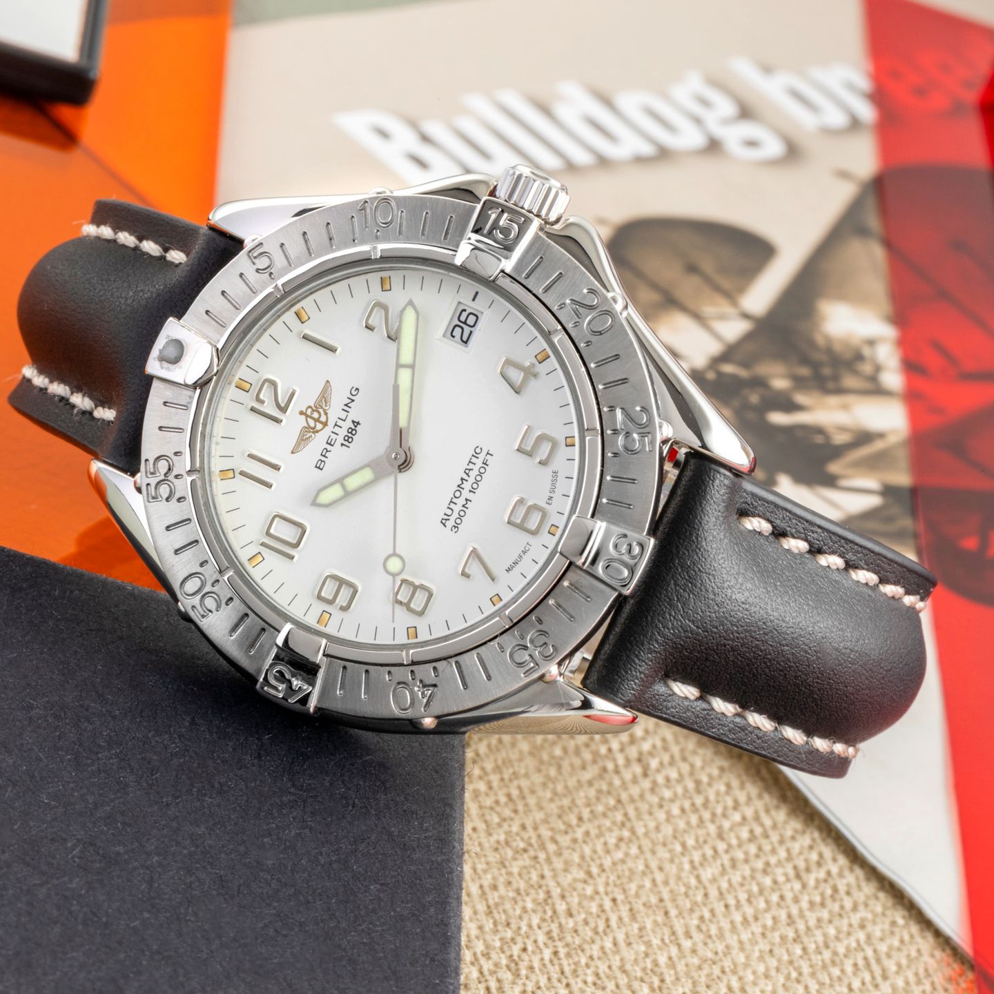 Breitling Colt Automatic A17035 (1995) - 38mm Staal (2/8)