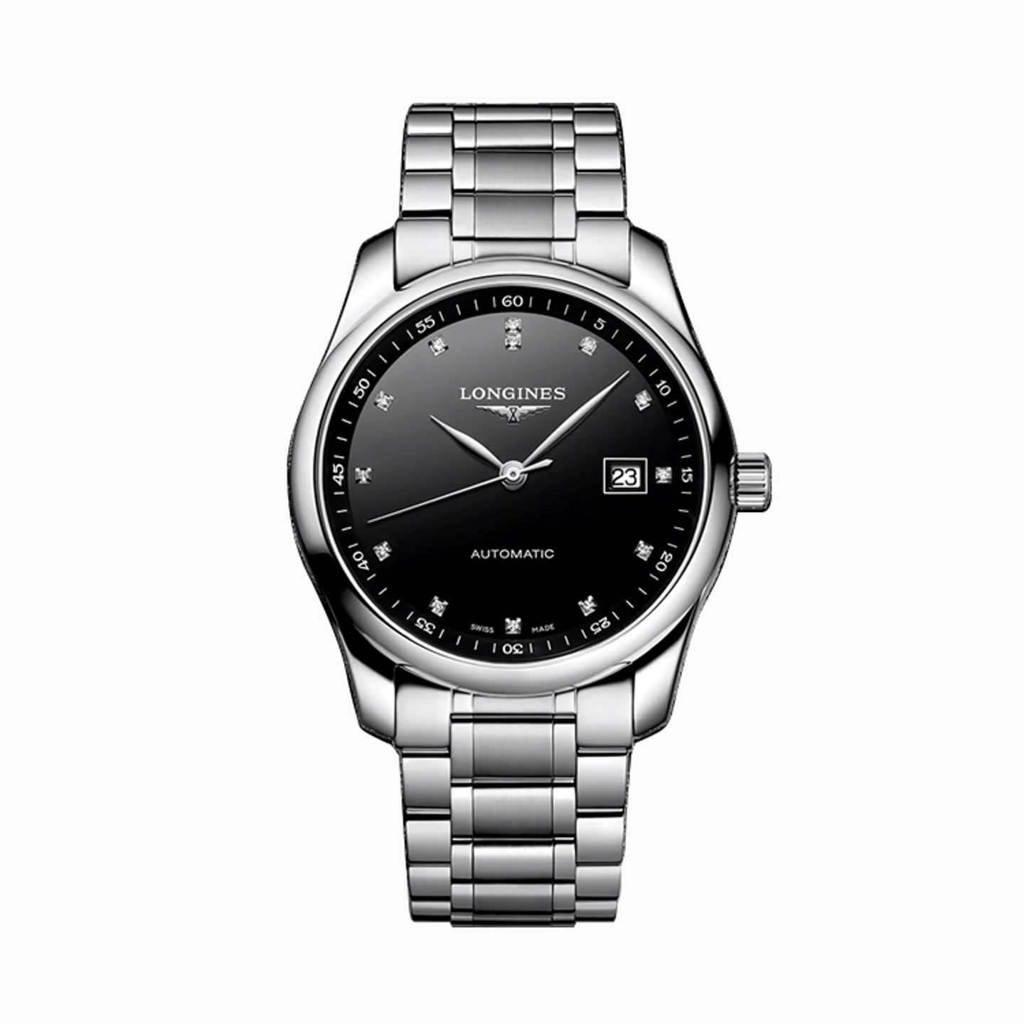 Longines Master Collection L2.793.4.57.6 (2025) - Zwart wijzerplaat 40mm Staal (1/1)