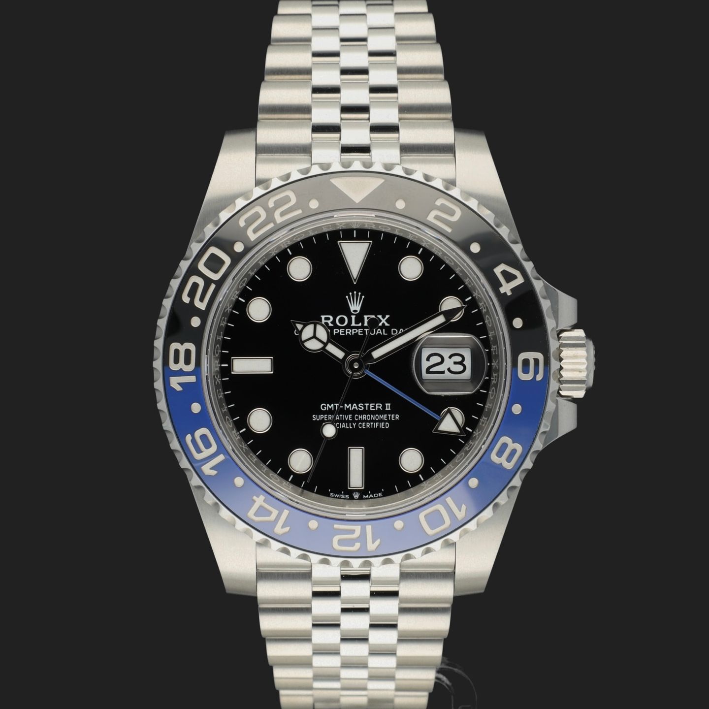 Rolex GMT-Master II 126710BLNR (2024) - Zwart wijzerplaat 40mm Staal (3/8)