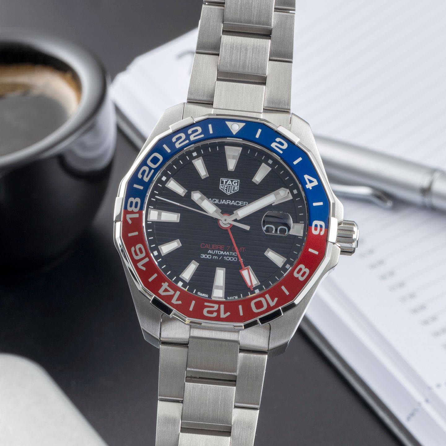 TAG Heuer Carrera Calibre HEUER 01 CAR201AA.BA0714 (Unknown (random serial)) - White dial 43 mm Steel case (3/8)