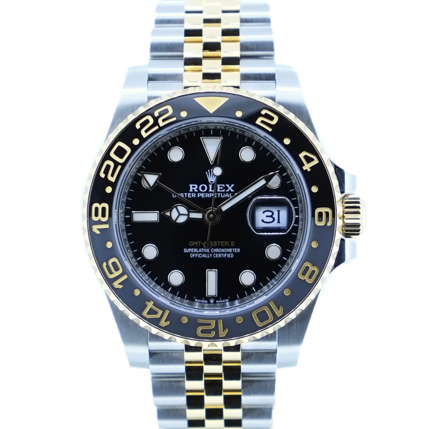 Rolex GMT-Master II 126713GRNR (2024) - Black dial 40 mm Gold/Steel case (1/6)