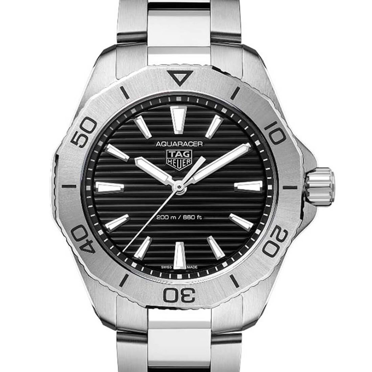 TAG Heuer Aquaracer WBP1110.BA0627 (2023) - Black dial 40 mm Steel case (2/3)