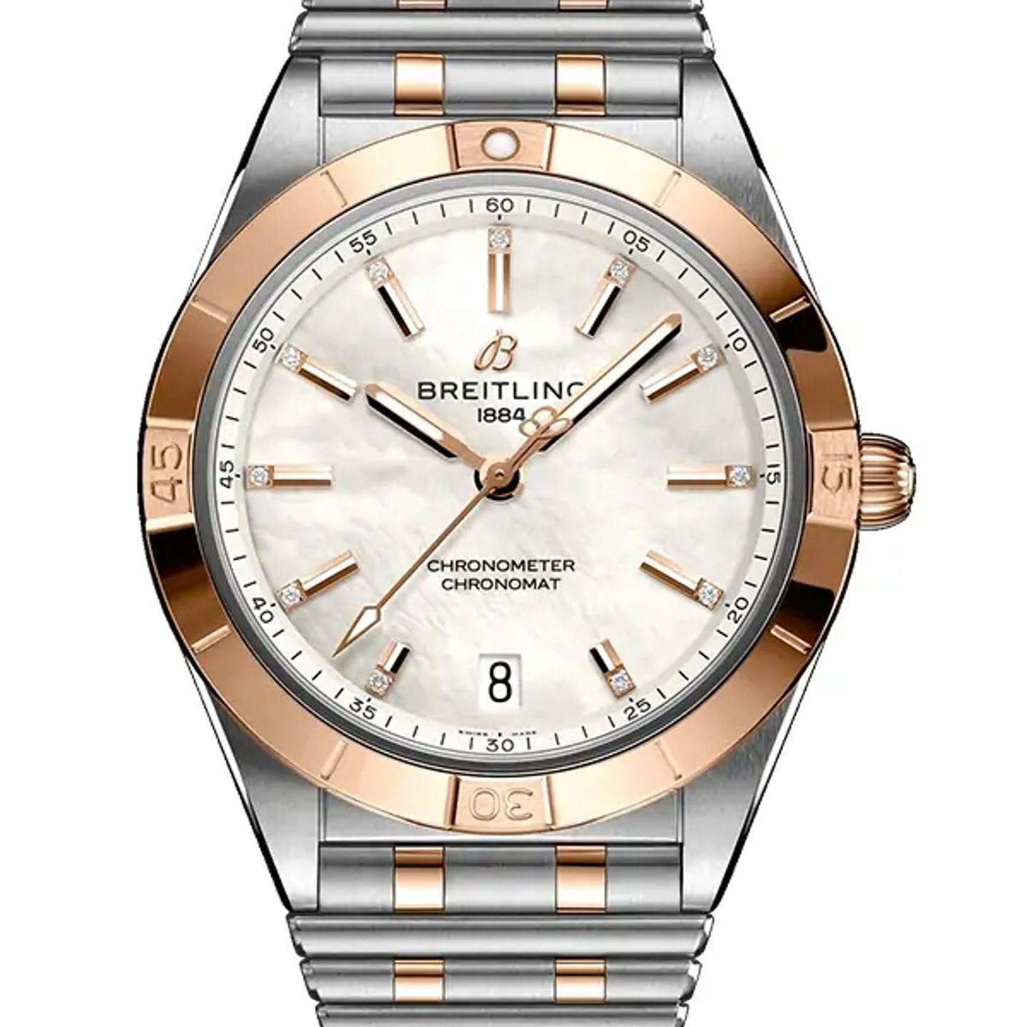 Breitling Chronomat 36 U10380101A2U1 (2026) - Parelmoer wijzerplaat 36mm Roségoud (1/1)