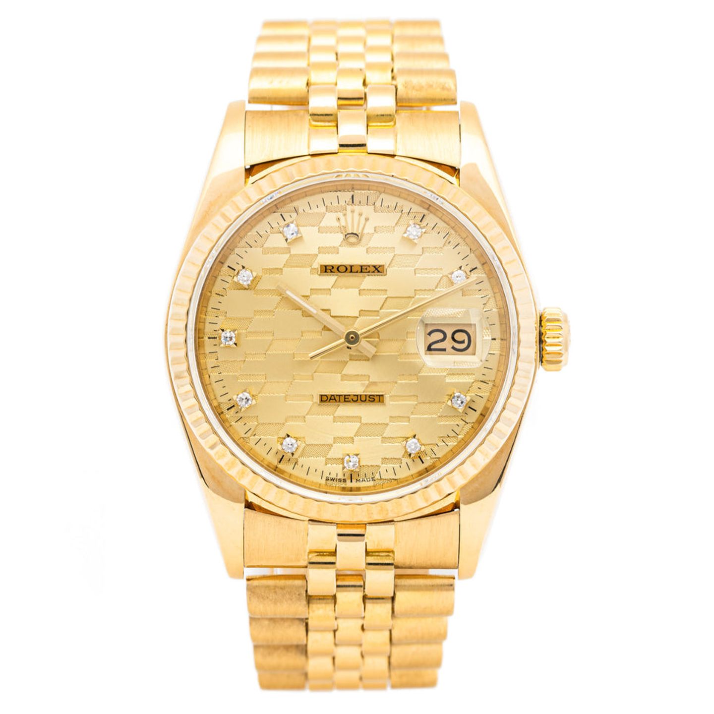 Rolex Datejust 36 16018 (1986) - Goud wijzerplaat 36mm Geelgoud (2/6)