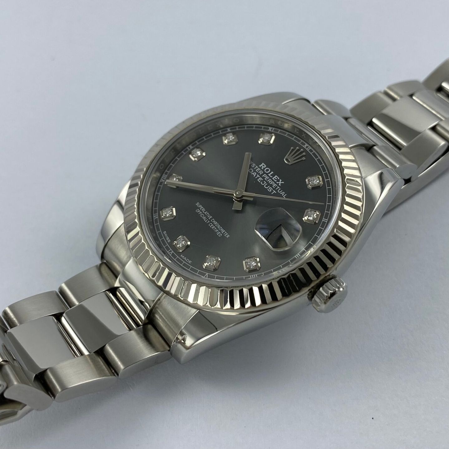 Rolex Datejust 41 126334 (2018) - Grijs wijzerplaat 41mm Staal (4/6)