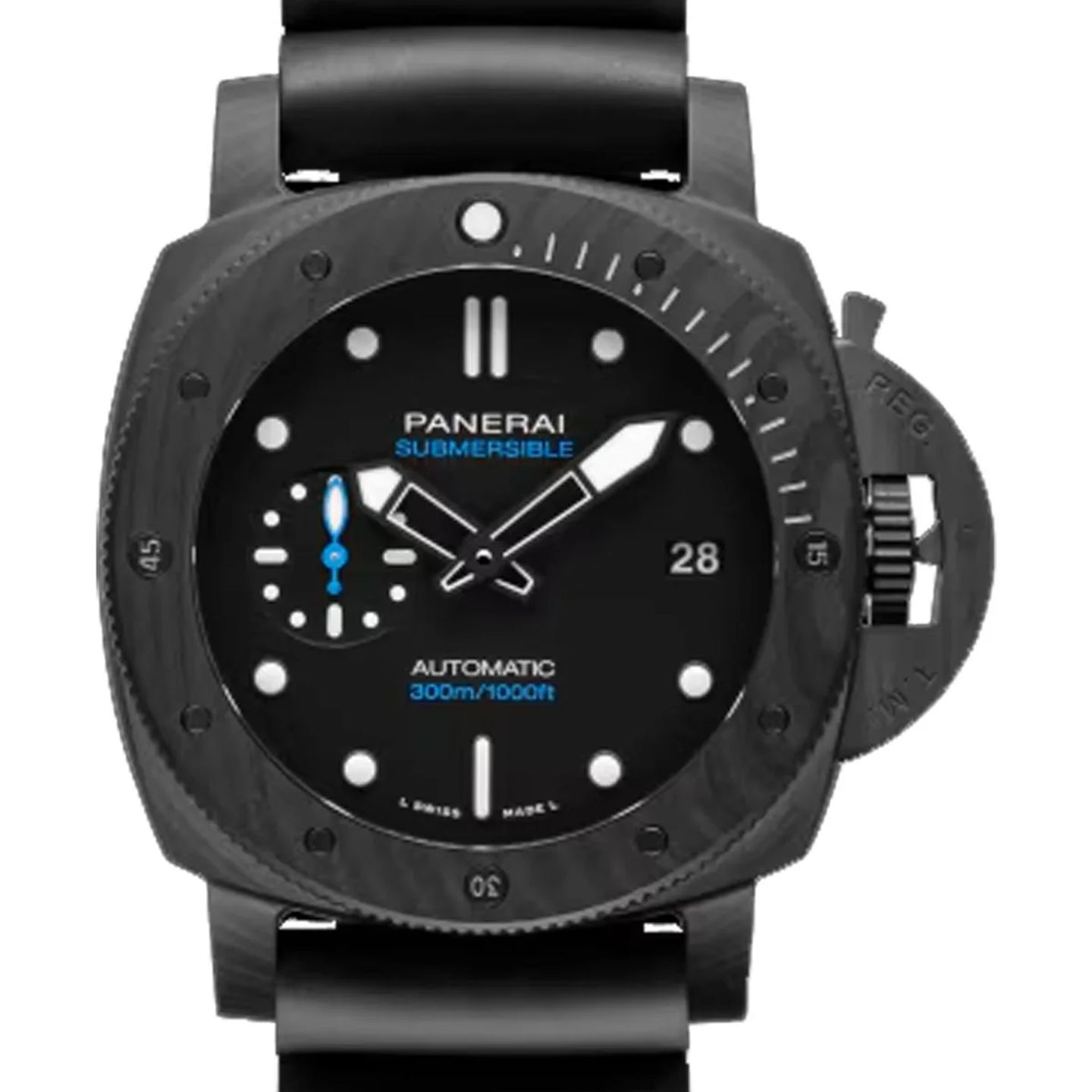 Panerai Luminor Submersible PAM02231 (2026) - Zwart wijzerplaat 42mm Carbon (1/1)