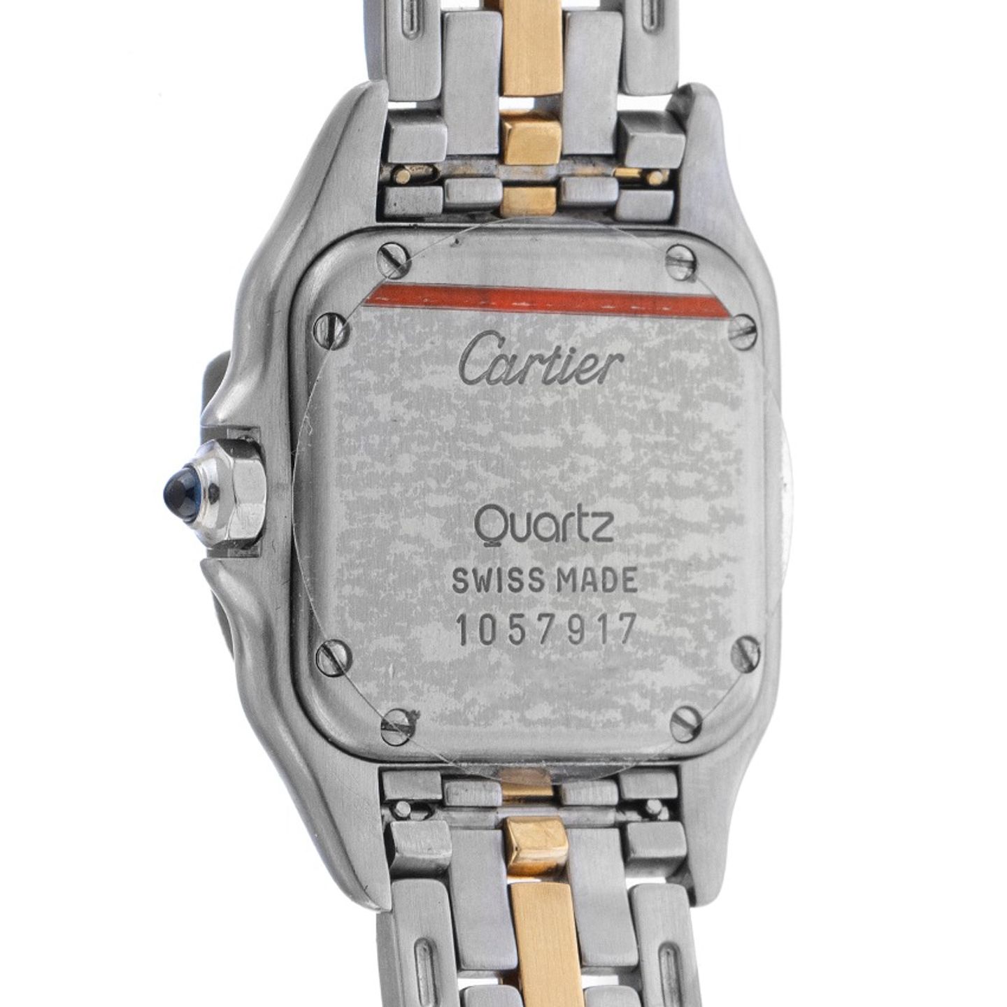 Cartier Panthère 1057917 (1991) - Wit wijzerplaat 22mm Goud/Staal (6/8)