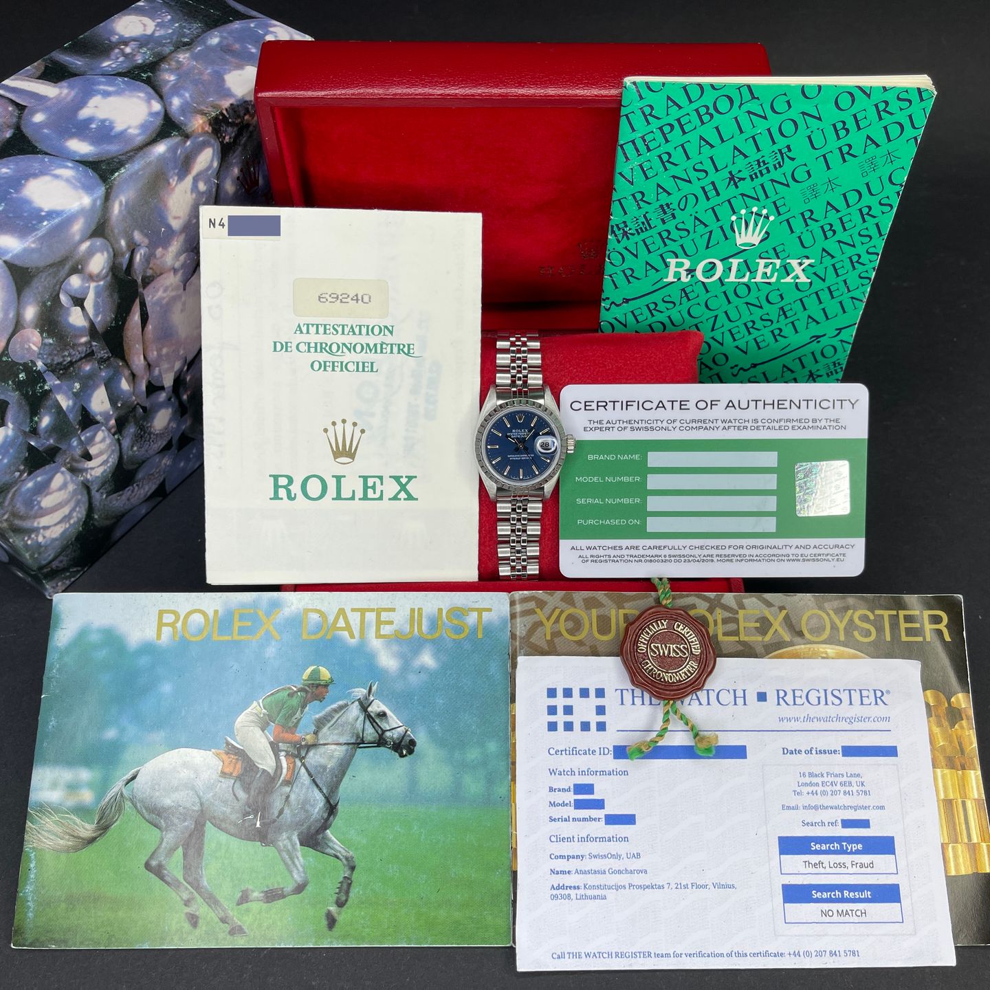 Rolex Oyster Perpetual Lady Date 69240 - (3/8)