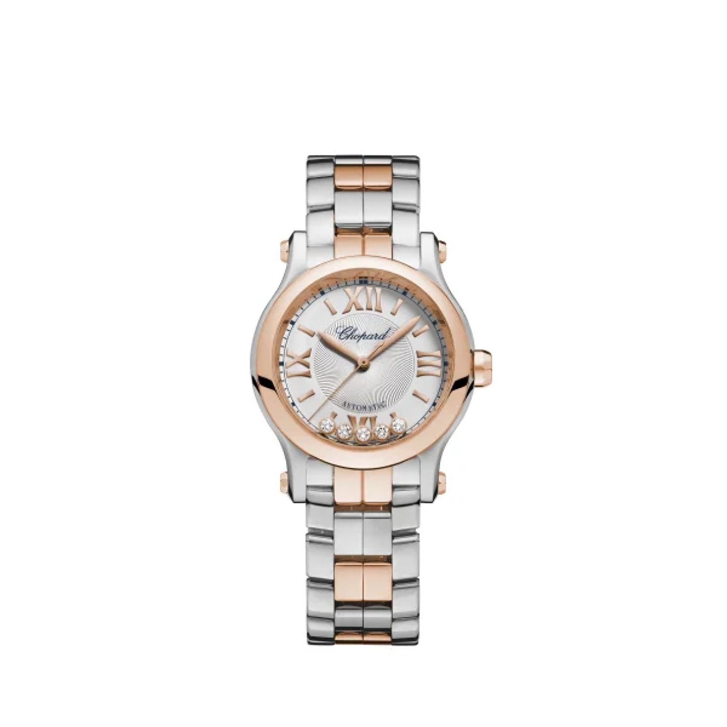 Chopard Happy Sport 278573-6017 (2024) - Silver dial 30 mm Gold/Steel case (2/2)