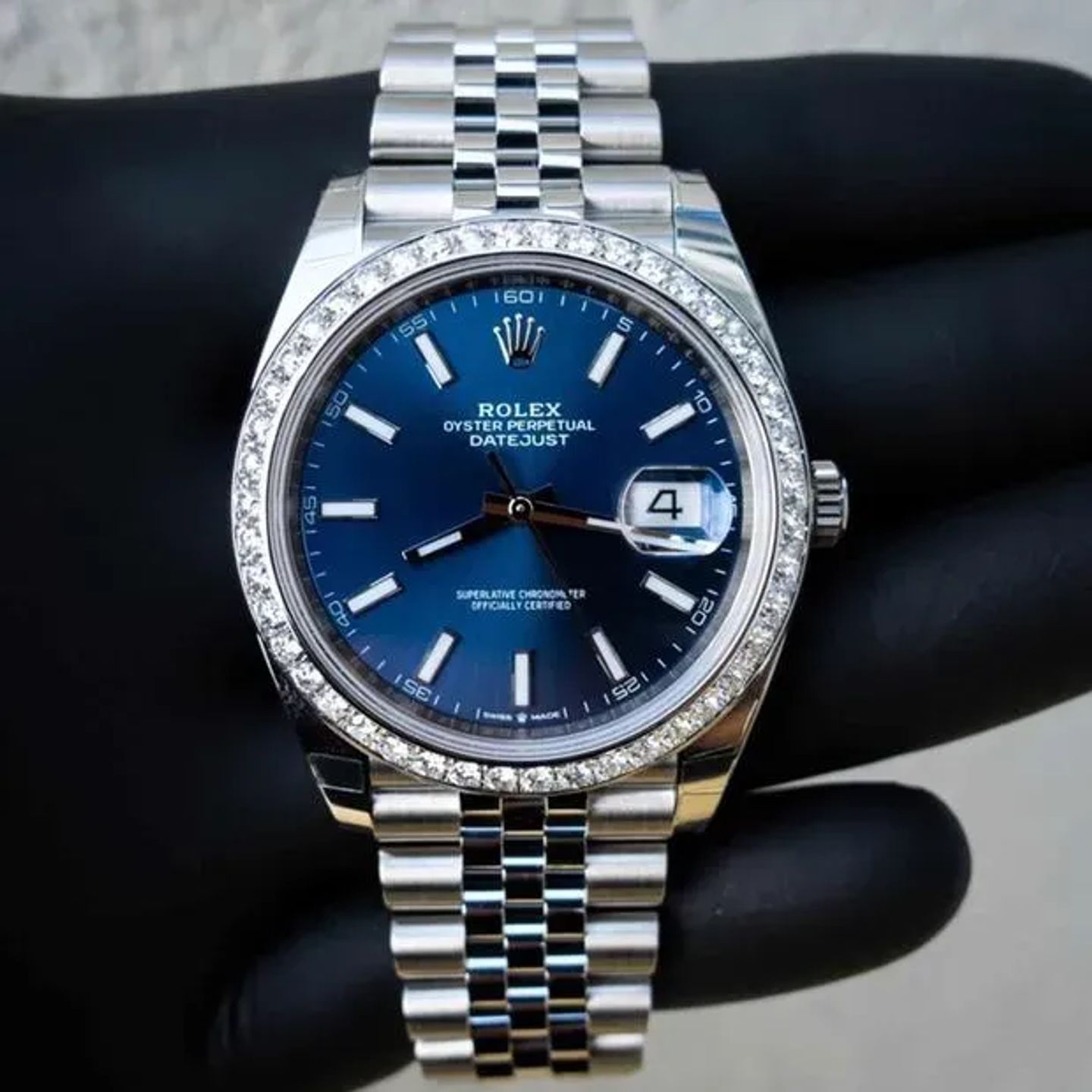 Rolex Datejust 41 126300 (2023) - Blue dial 41 mm Steel case (1/6)