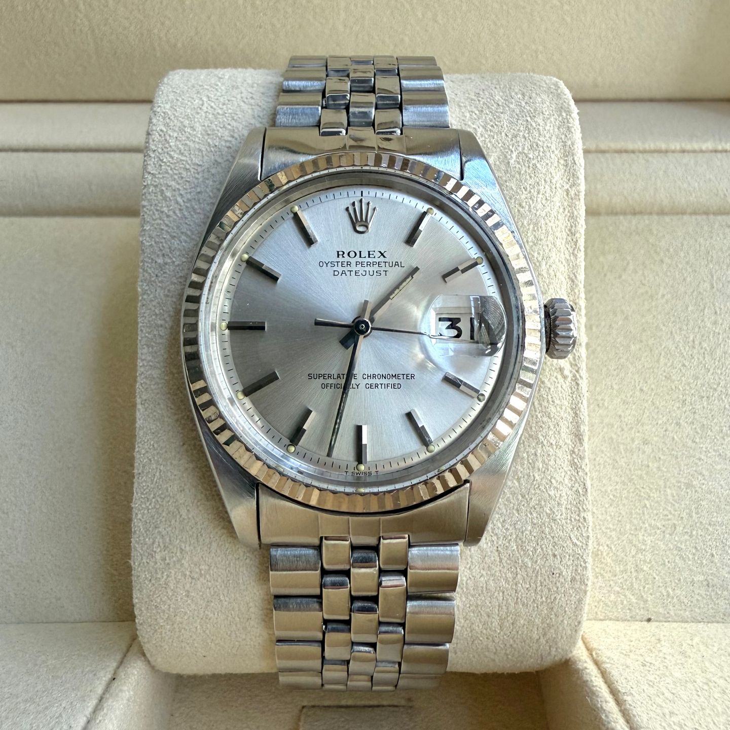 Rolex Datejust 36 1601 (1968) - Silver dial 36 mm Steel case (2/18)