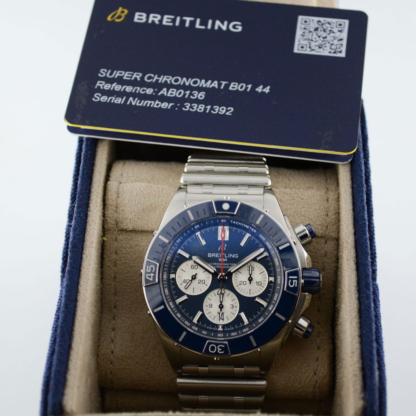 Breitling Chronomat AB0136161C1A1 (2024) - Blue dial 44 mm Steel case (7/7)