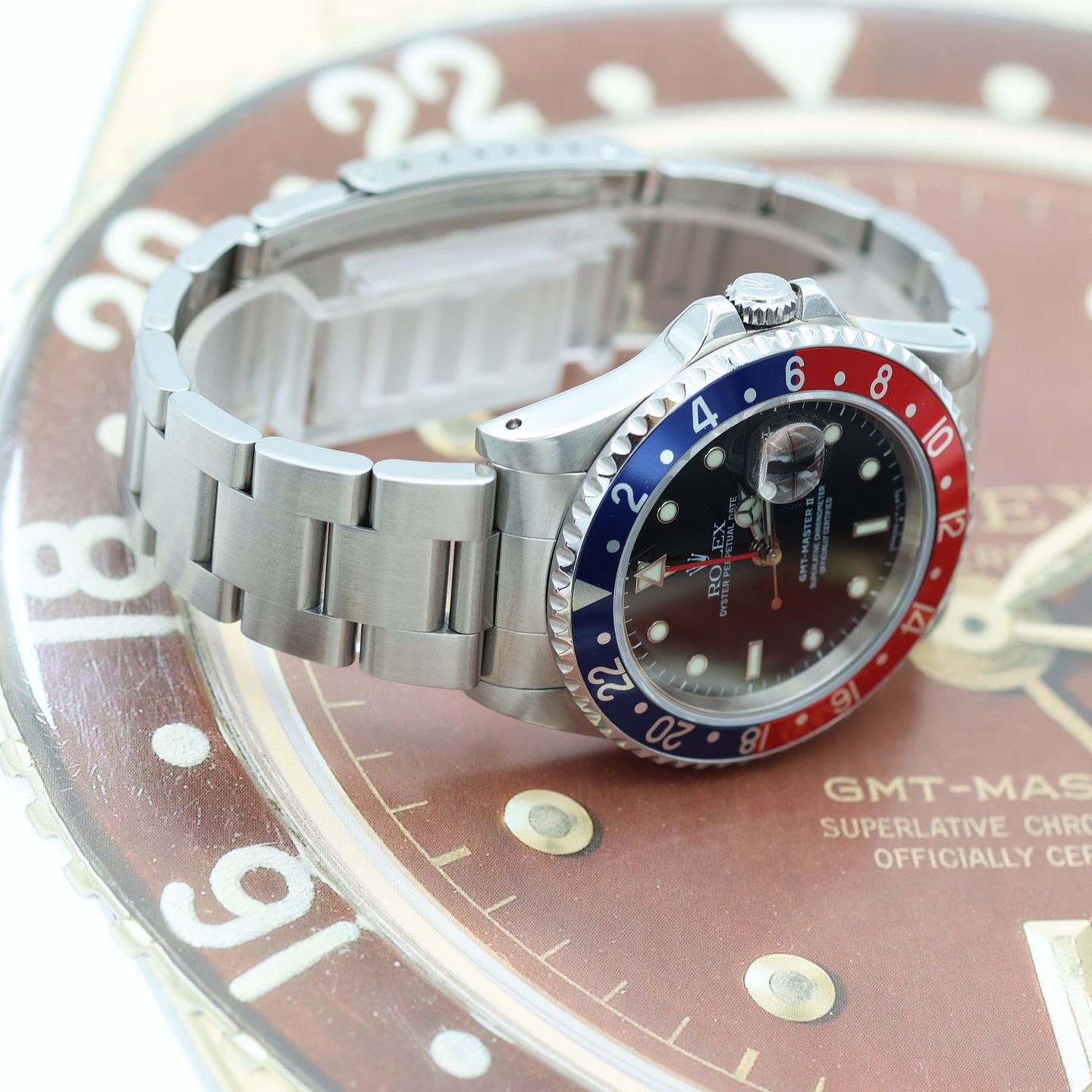 Rolex GMT-Master II 16710 (1998) - Black dial 40 mm Steel case (7/8)