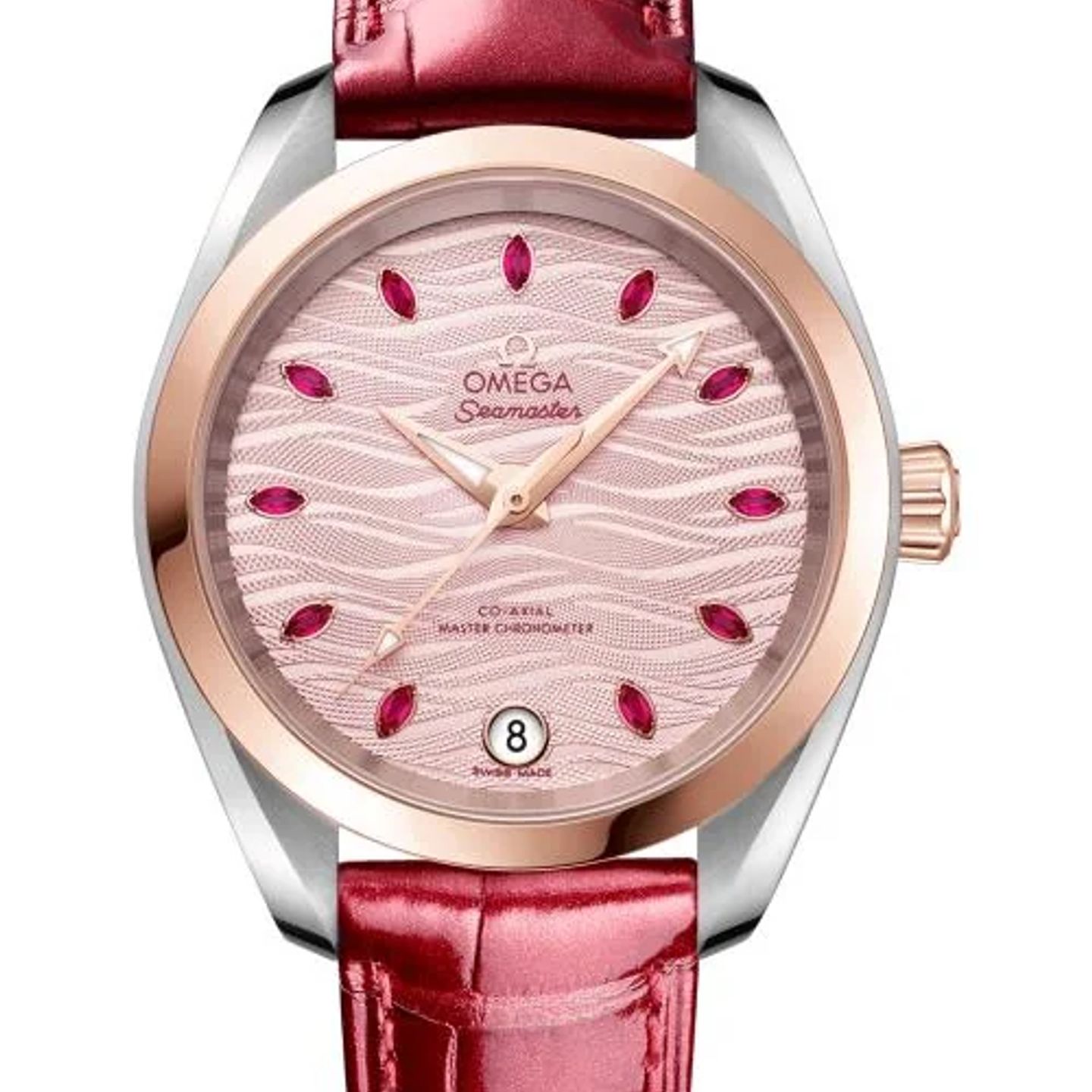 Omega Seamaster Aqua Terra 220.23.34.20.60.001 (2026) - Roze wijzerplaat 34mm Staal (1/1)