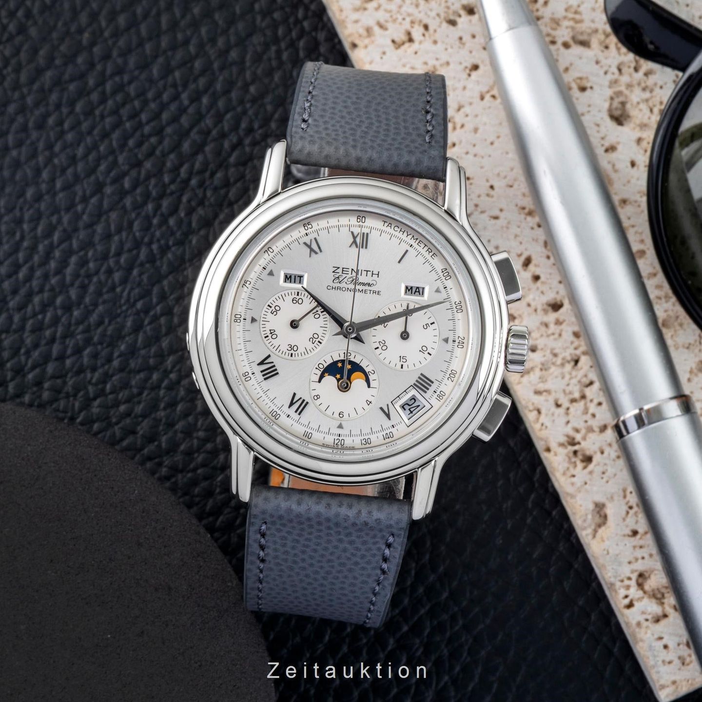 Zenith El Primero Chronomaster 01.0240.400 (1998) - White dial 40 mm Steel case (3/8)