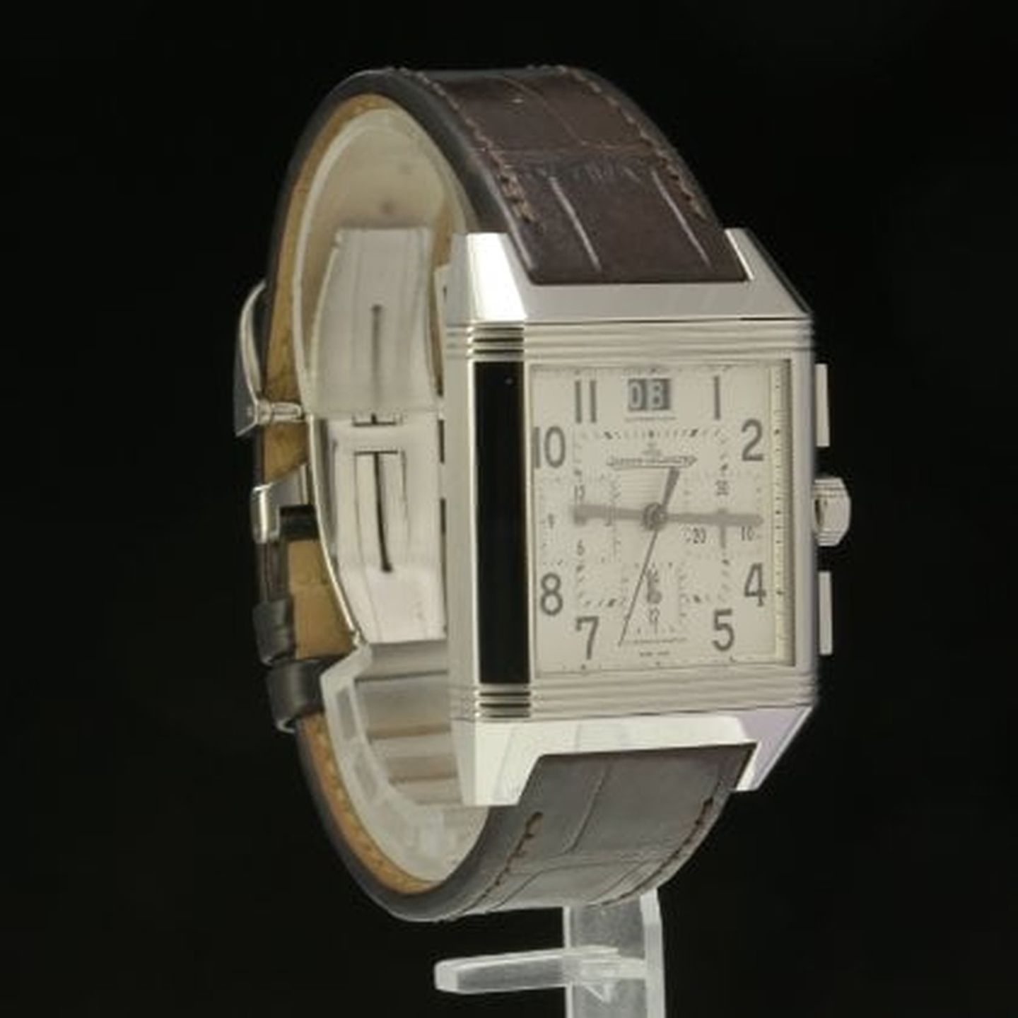 Jaeger-LeCoultre Reverso Squadra Chronograph GMT 230.8.45 (2017) - Unknown dial 35 mm Steel case (4/7)