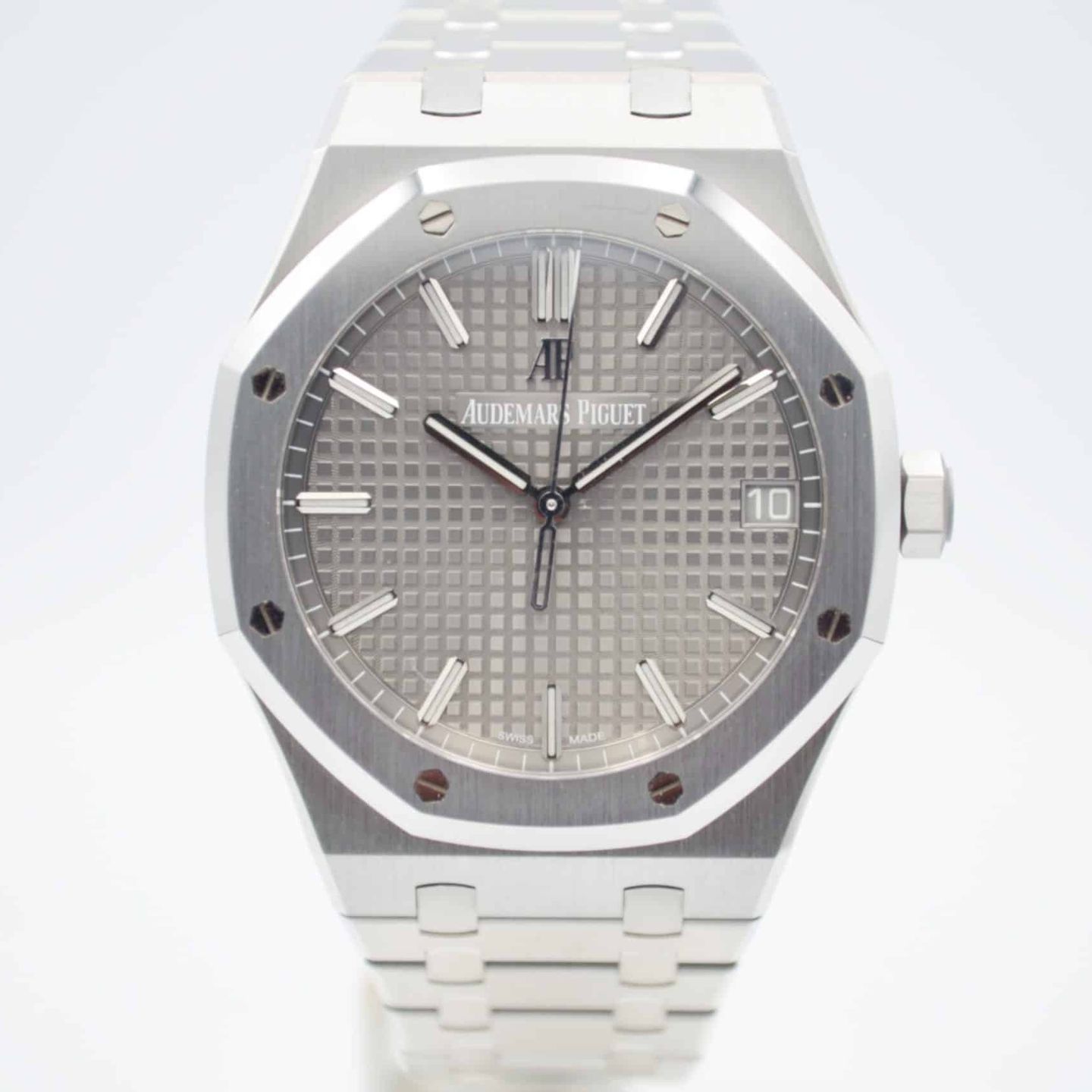 Audemars Piguet Royal Oak 15500ST.OO.1220ST.02 (2020) - Grijs wijzerplaat 41mm Staal (1/7)