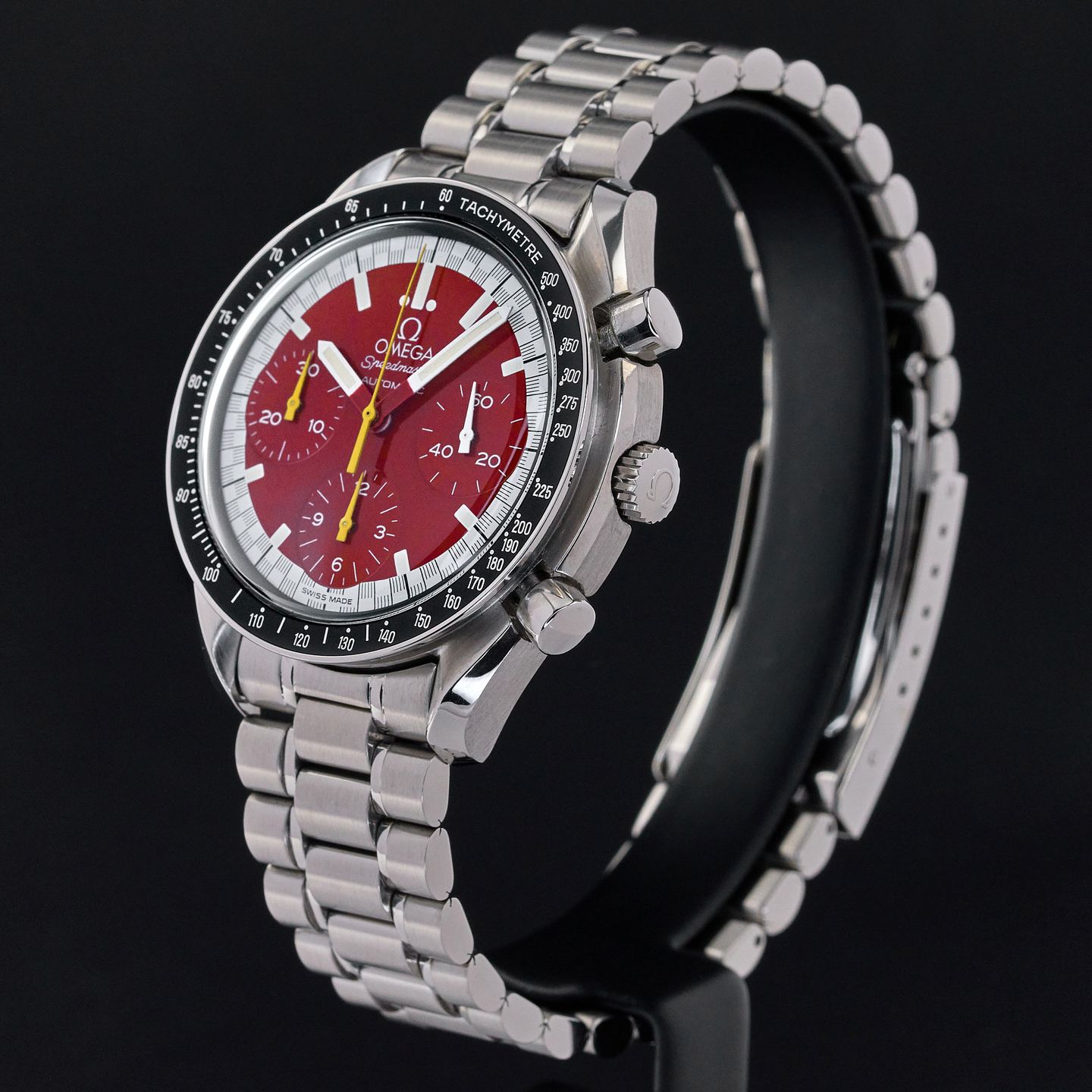 Omega Speedmaster 3510.61 (Unknown (random serial)) - Red dial 39 mm Steel case (3/7)