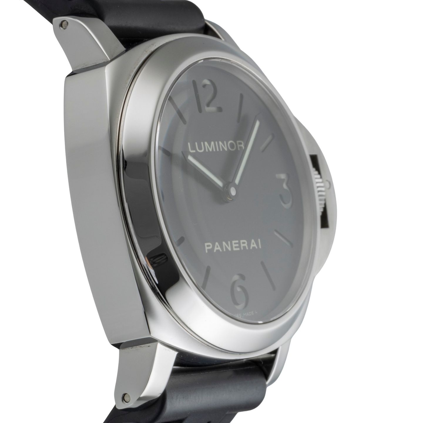 Panerai Luminor Base PAM00112 (2008) - Black dial 44 mm Steel case (7/8)