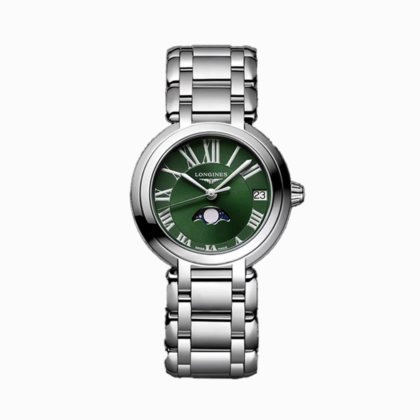 Longines PrimaLuna L8.115.4.61.6 (2025) - Green dial 31 mm Steel case (1/1)