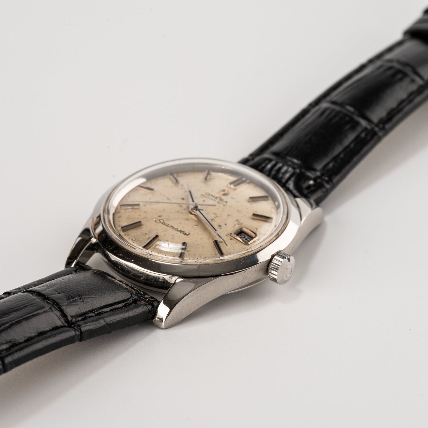 Omega Seamaster 166.01 (1968) - Silver dial 35 mm Steel case (8/8)