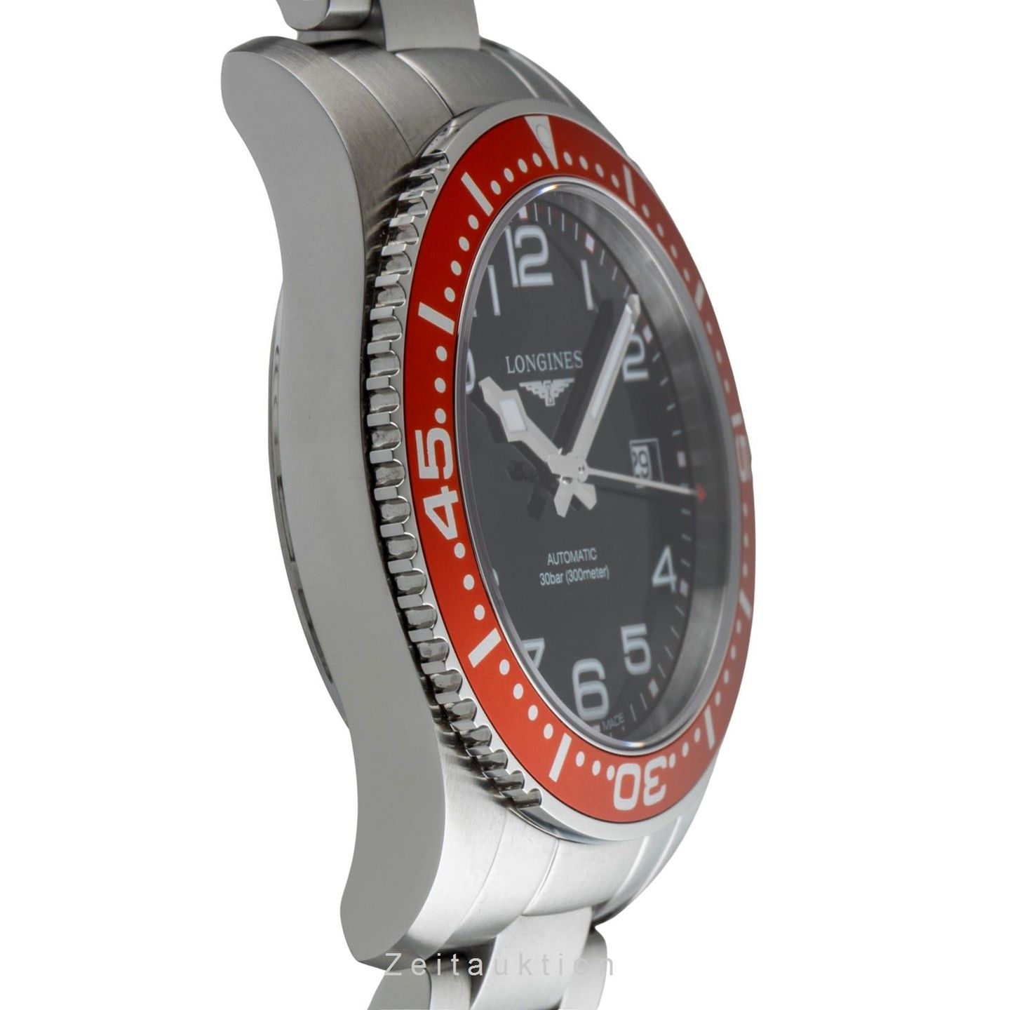 Longines HydroConquest L3.695.4.03.6 (2015) - Zwart wijzerplaat 41mm Staal (6/8)