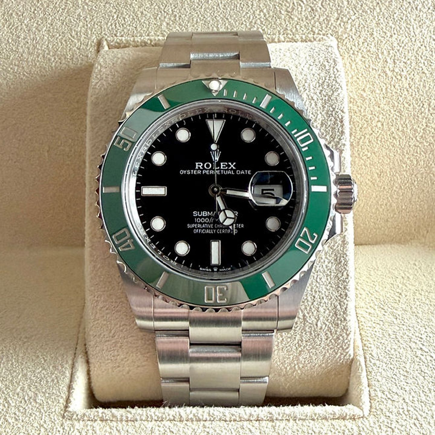 Rolex Submariner Date 126610lv (2021) - Zwart wijzerplaat 41mm Staal (1/7)