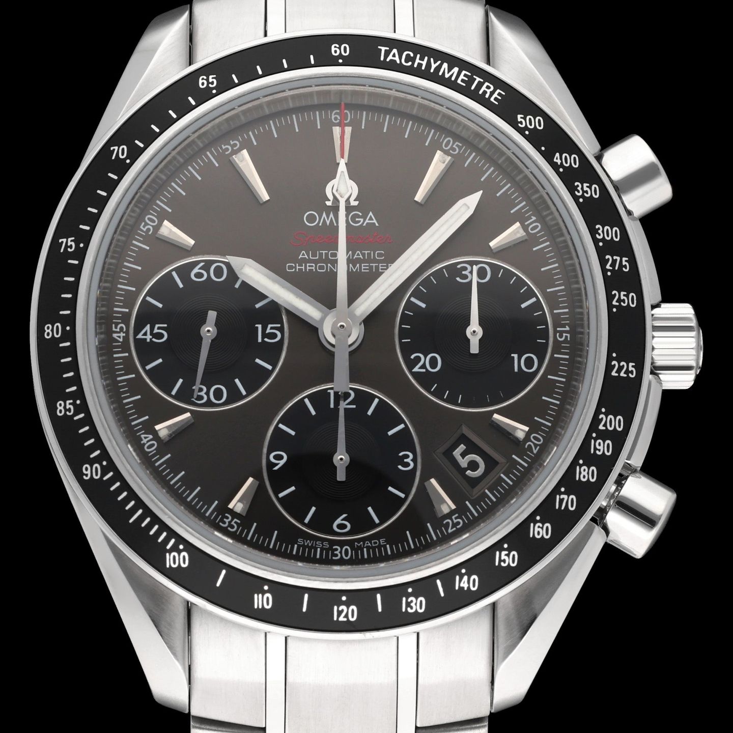 Omega Speedmaster Date 323.30.40.40.06.001 (2019) - Grey dial 40 mm Steel case (1/8)