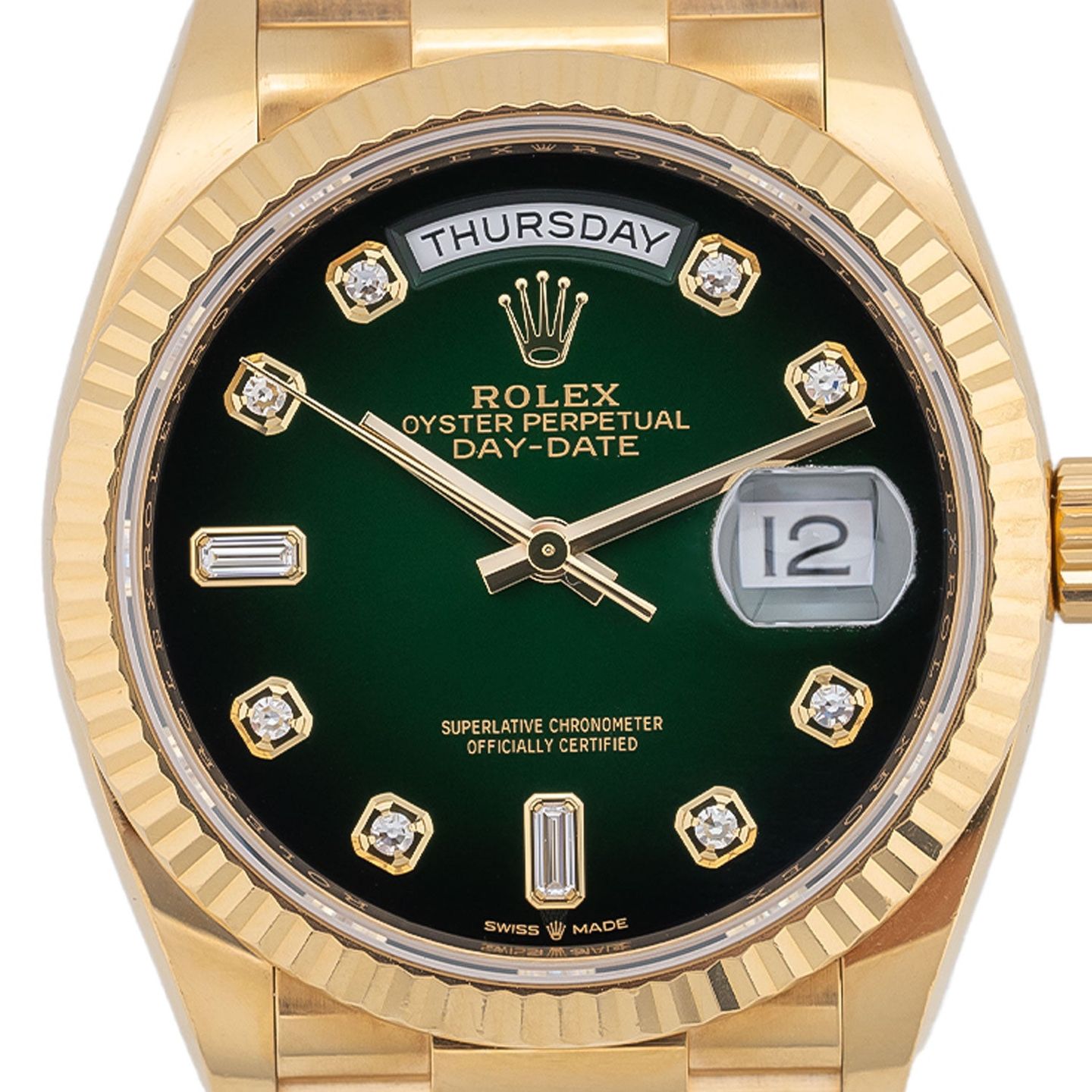 Rolex Day-Date 36 128238 (2018) - 36 mm Yellow Gold case (2/6)