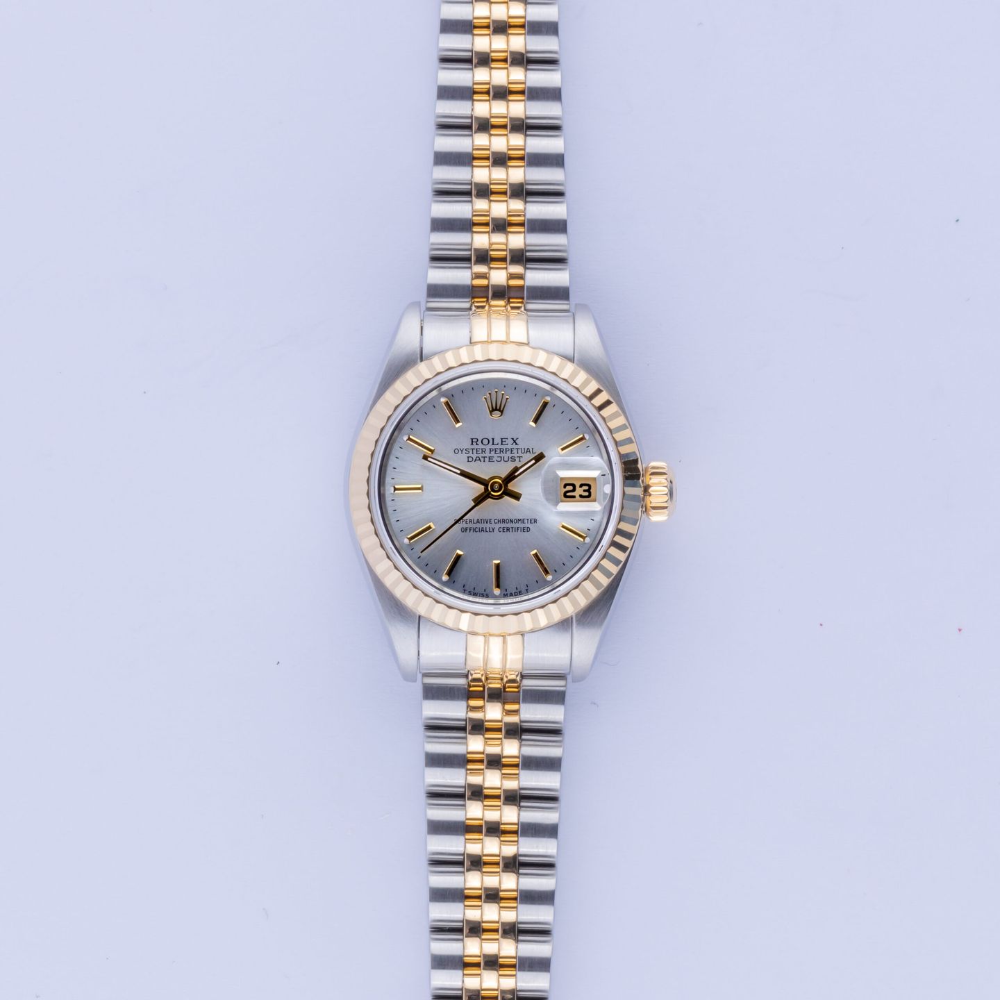 Rolex Lady-Datejust 69173 (1993) - 26mm Goud/Staal (3/8)