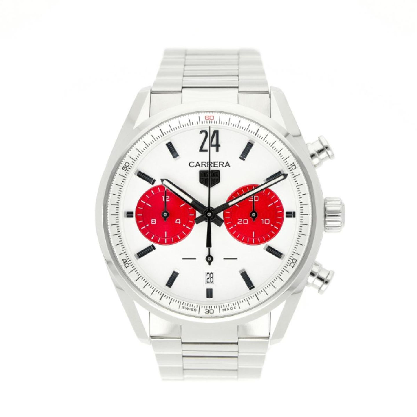 TAG Heuer Carrera CBN201M.EA0016 (2025) - White dial 42 mm Steel case (1/5)