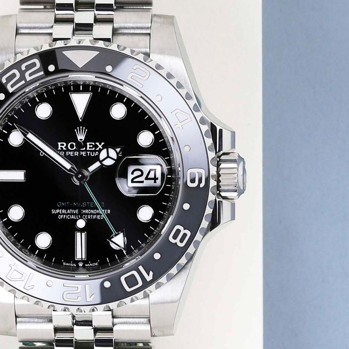 Rolex GMT-Master II 126710GRNR (2024) - Zwart wijzerplaat 40mm Staal (5/8)