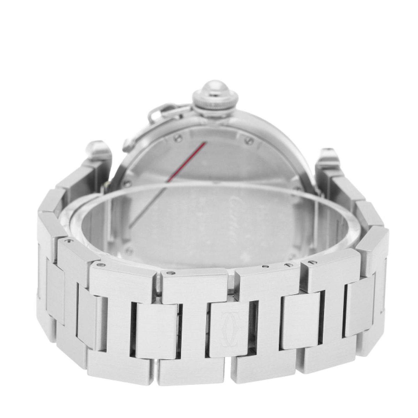 Cartier Pasha C 2324 (Unknown (random serial)) - White dial 35 mm Steel case (4/4)