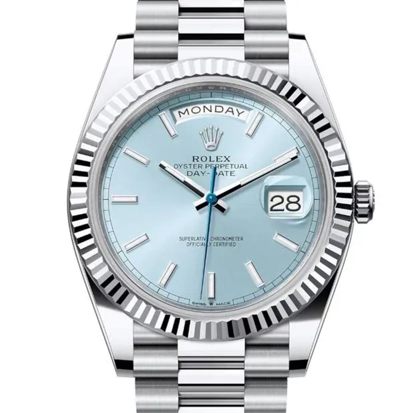 Rolex Day-Date 40 228236 (2024) - Blauw wijzerplaat 40mm Platina (4/6)